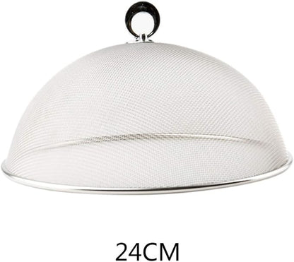 Ochine Stainless Steel Mesh Dome Food Cover Round Splatter Cover Screen Food Tent Outdoor Mesh Tent Food Cover Protectors for Home Kitchen, Outdoors, Camping, Parties, Picnics, BBQs, etc