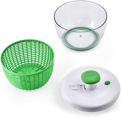 Farberware Small Pro Salad Spinner, 3.16 Qt Lettuce Spinner with Pump Mechanism, Colander Basket and Non-Slip Base - Compact Fruit Washer Spinner Bowl for Singles and Couples - Image 8