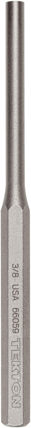 TEKTON 3/8 Inch Pin Punch | 66059 | Made in USA