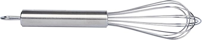 Restaurantware 7 in Stainless Steel Wire Whisk - German Standard Kitchen Balloon Whisk with Ergonomic Handle, Dishwasher Safe - Durable French Whisk for Cooking, Mixing Thick Batter and Sauce - Image 13