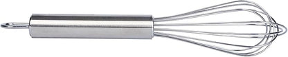 Restaurantware 7 in Stainless Steel Wire Whisk - German Standard Kitchen Balloon Whisk with Ergonomic Handle, Dishwasher Safe - Durable French Whisk for Cooking, Mixing Thick Batter and Sauce - Image 13