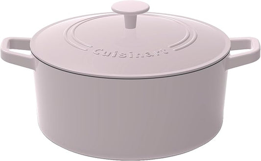Cuisinart Chef's Classic Enameled Cast Iron Round Covered Casserole (Gray, 5- Quart) by Cuisinart