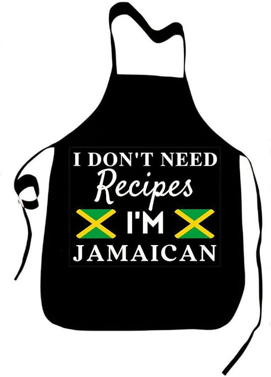 I Don't Need Recipes Novelty Chef Kitchen BBQ Apron Barber Chef Bib BBQ Kitchen Decor