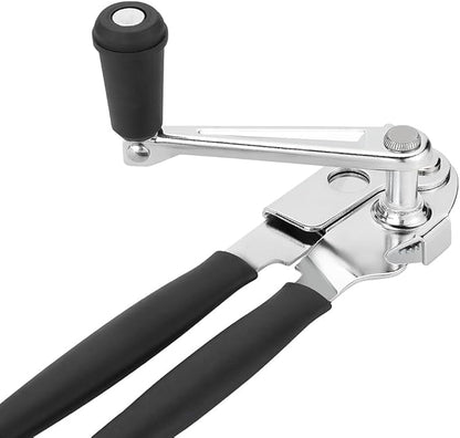 Manual Can Opener with Soft Handles,Commercial Can Openers Heavy Duty, Ergonomic Easy-Turn Crank for Seniors,Industrial Can Opener for Restaurant - Image 3
