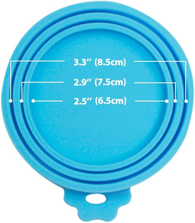 Yobbai 6 packs Pet Food Can Lids, Food Safe BPA-Free & Dishwasher Safe, Can Covers Most Standard Size Dog and Cat Can Tops - Image 5
