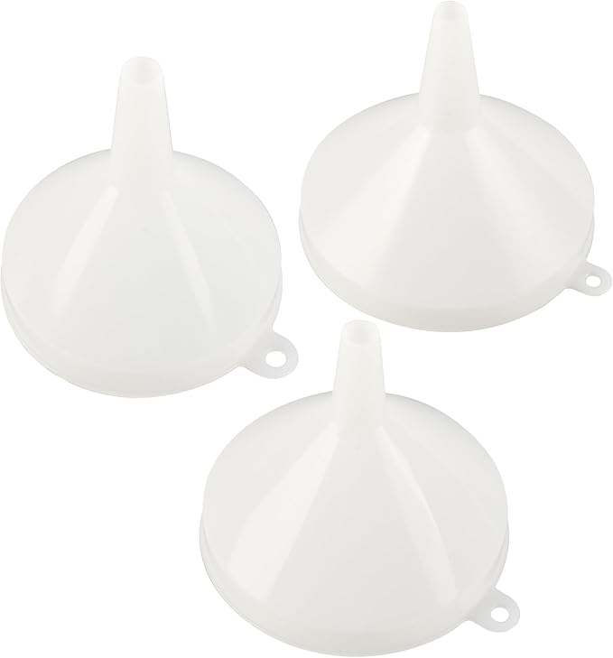 Restaurantware-Met Lux Plastic Funnel Set, 1 Pouring Tool Set - Includes 8,12, and 16-oz Funnel, 3-piece Pouring Tools, Wide Spout, For Transferring Ingredients by Restaurantware