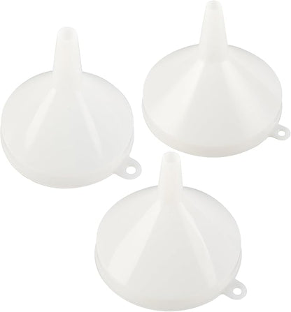 Restaurantware-Met Lux Plastic Funnel Set, 1 Pouring Tool Set - Includes 8,12, and 16-oz Funnel, 3-piece Pouring Tools, Wide Spout, For Transferring Ingredients by Restaurantware