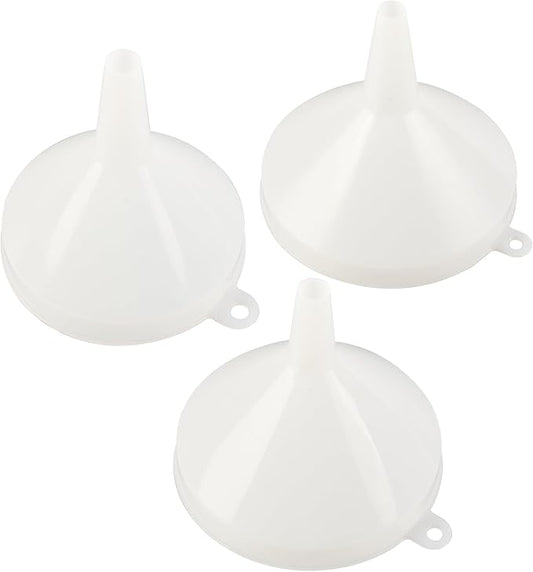 Restaurantware-Met Lux Plastic Funnel Set, 1 Pouring Tool Set - Includes 8,12, and 16-oz Funnel, 3-piece Pouring Tools, Wide Spout, For Transferring Ingredients by Restaurantware