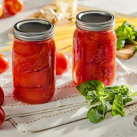 Ball Wide Mouth Glass Mason Jars with Lids and Bands, Used for Canning, Pickling, Juice, Jam, Jelly, Quart Size 32 Ounce (Pack of 24) - Image 8