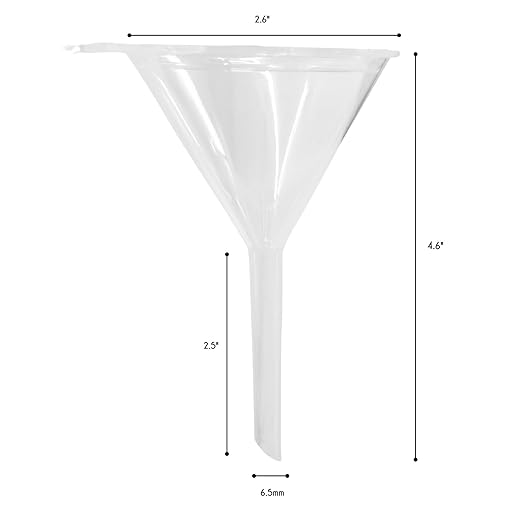 EISCO 10PK Filter Funnels, 2.6" - Polyethylene Plastic - Resistant to Acids & Alkalis - Great for Laboratory, Classroom or Home Use - Image 4