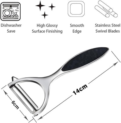 Vegetable peelers for Kitchen, Y shaped peeler for Vegetables, Fruits, Potatoes with Ergonomic Grip, 1 Pack - Image 2