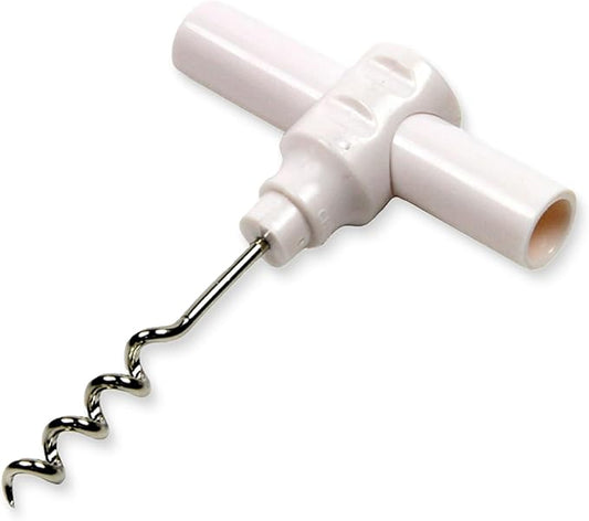 Chef Craft Select Travel Corkscrew, 4 inches in length, White by ChefCraft