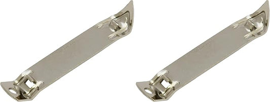 Chef Craft Select Iron Plated Bottle Opener, 4.25 inches in length, Gray (Pack of 2) by ChefCraft