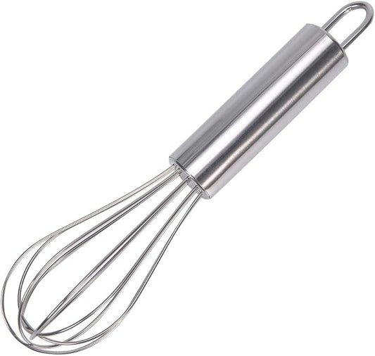 stainless steel small whisk for cheese, coffee, eggs, very handy (6 inches) by Huakai