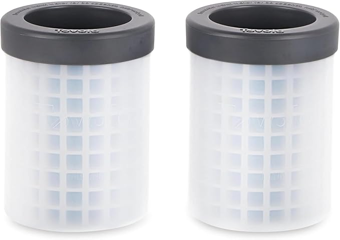 Tovolo Mini Ice Cylinder- Squeeze & Release- Set of 2, 1000422, Gray by Tovolo