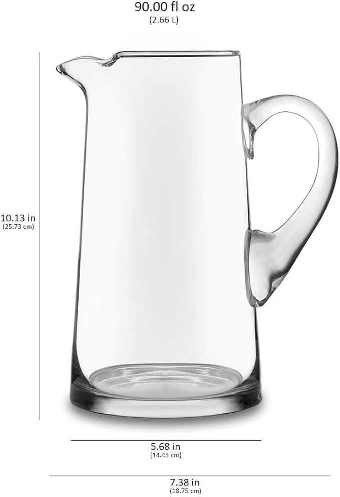Libbey Cantina Glass Pitcher in Gift Box, 79.3 oz, Clear - Image 9