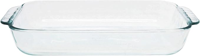 Pyrex Basics 2 Quart Glass Oblong Baking Dish, Clear 11.1 in. x 7.1 in. x 1.7 in. - Image 2