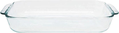 Pyrex Basics 2 Quart Glass Oblong Baking Dish, Clear 11.1 in. x 7.1 in. x 1.7 in. - Image 2