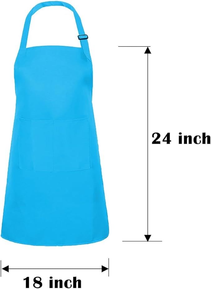 Kids Apron Set Chef Hat Sleeve Outfit Costume Toddler Girl Boy Aprons Cooking Baking Painting 5-13 years old