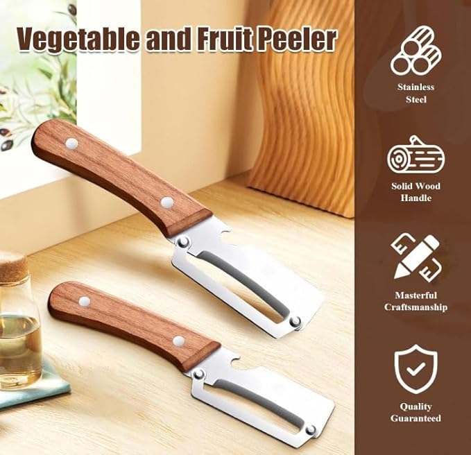 Multi-Functional Vegetable Peeler for Kitchen, with Ergonomic Non-Slip Handle, Good Sturdy, 2 in 1 Fruit Peeler and Bottle Opener, best for potato, vegetable, apple, carrot and more(1pcs) - Image 5