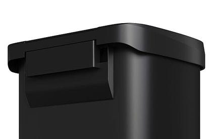 Garvee 13 gal / 50 L Metal Trash Can with Lid, Large Garbage Can for Kitchen, Rustproof Step-on Kitchen Metal Trash Bin with Liner Rim, Rear Handle, Soft Close Plastic Lid, Black - Image 9