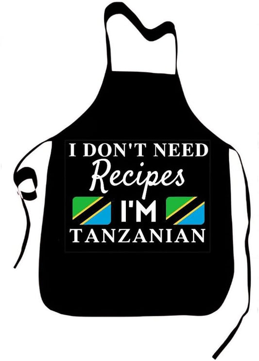 I Don't Need Recipes Novelty Chef Kitchen BBQ Apron Barber Chef Bib BBQ Kitchen Decor