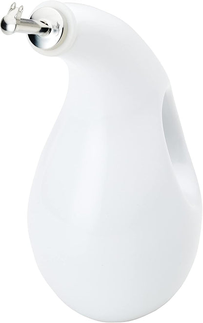 Rachael Ray Ceramic EVOO Oil and Vinegar Dispensing Bottle with Spout, 24 Ounce, White - Image 9