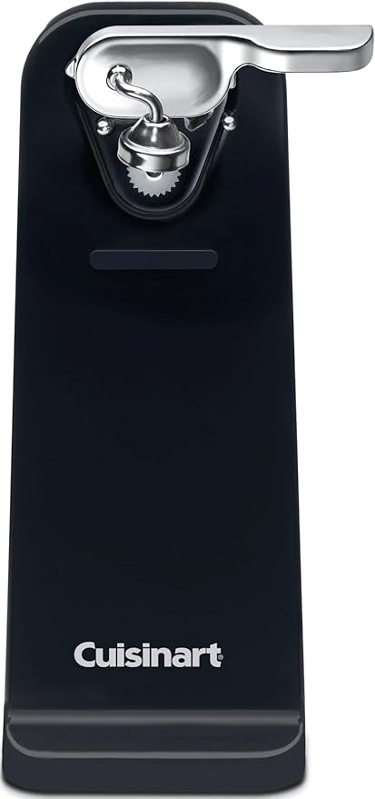 Cuisinart Can Opener with One-Touch Operation, Electric Can Opener for Kitchen Including Magnetic Lid Holder, Automatic Can Opener with Easy Clean Design and Nonslip Base, Black, CCO-50BKN by Cuisinart