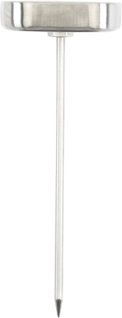 GoodCook Everyday Meat Thermometer with Bi-Directional Dial Shows Temperature and Meat Type Doneness with Stainless Steel Probe, Includes Fahrenheit & Celsius, Silver - Image 3