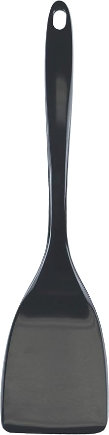 Reston Lloyd Spatula, Turner for Non-stick pans, Heat Resistant, BPA Free Melamine Utensil with Ergonomic Handle,11 inch, Charcoal by RestonLloyd