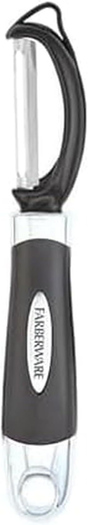 Farberware Pro2 Vegetable Peeler, Euro Peeler with Razor-Sharp Stainless Steel Blade, Swivel Peeler for Potatoes, Fruits, and Vegetables, Built-In Bud Remover, Dishwasher Safe by Farberware