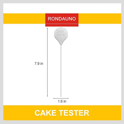 Cake Tester, 2 Packs Cake Testers for Baking and Cakes Testing Stick Doneness Endurance CakeTester Skewer 7.9 in Stainless Steel Rondauno - Image 2