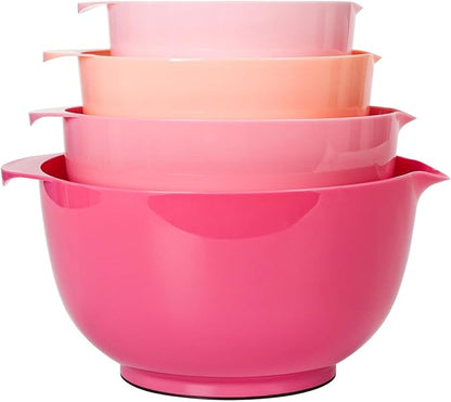 BoxedHome Classic Mixing Bowl Set, BPA Free Plastic, Microwave and Dishwasher Safe (Set of 4, Pink), 4.5 quarts - Image 8