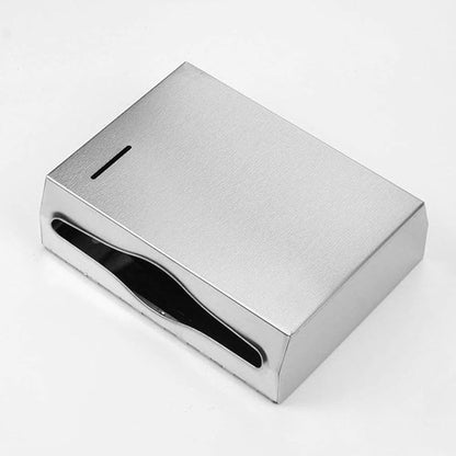 Wall Mounte Paper Towel Dispensers, 10.4" L x 3.3" D x 8.3" H, Stainless Steel C-Fold Multifold Hand Paper Tissue Holder with Lock - Image 3