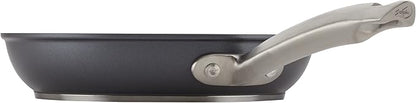 Anolon Accolade Forged Hard Anodized Nonstick Frying Pans/Skillet Set, 8 Inch and 10 Inch - Moonstone Gray