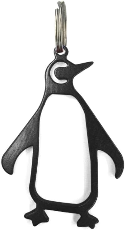 SWATOM Penguin Bottle Opener Keychain Beer Openers Tool Key Chain Ring Accessories