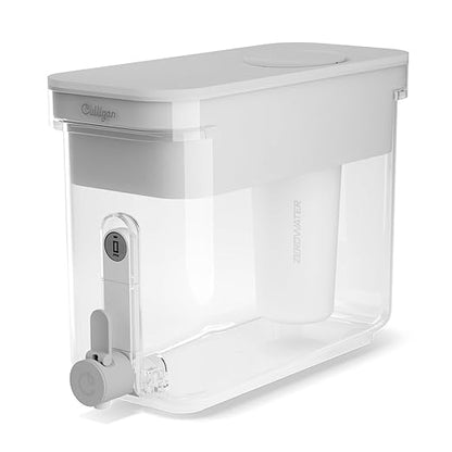 Culligan with ZeroWater Technology 33-Cup Water Filter Dispenser – Includes 5-Stage Advanced Water Filter, Certified to Reduce Lead, Total PFAS (Forever Chemicals), Mercury, Fluoride, and Chlorine by CulliganWater