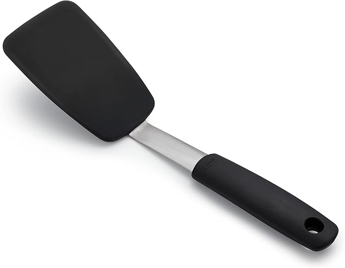 OXO Good Grips Small Silicone Flexible Turner Black & Good Grips Silicone Flexible Omelet Turner - Image 5
