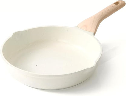 Kordisen Ceramic Non Stick Frying Pans Skillet, 9.5 Inch Ceramic Frying Pan Nonstick for Cooking Non Toxic, Healthy Induction Cookware, Heat Resistant Handle, PFOA & PFAS Free by Kordisen
