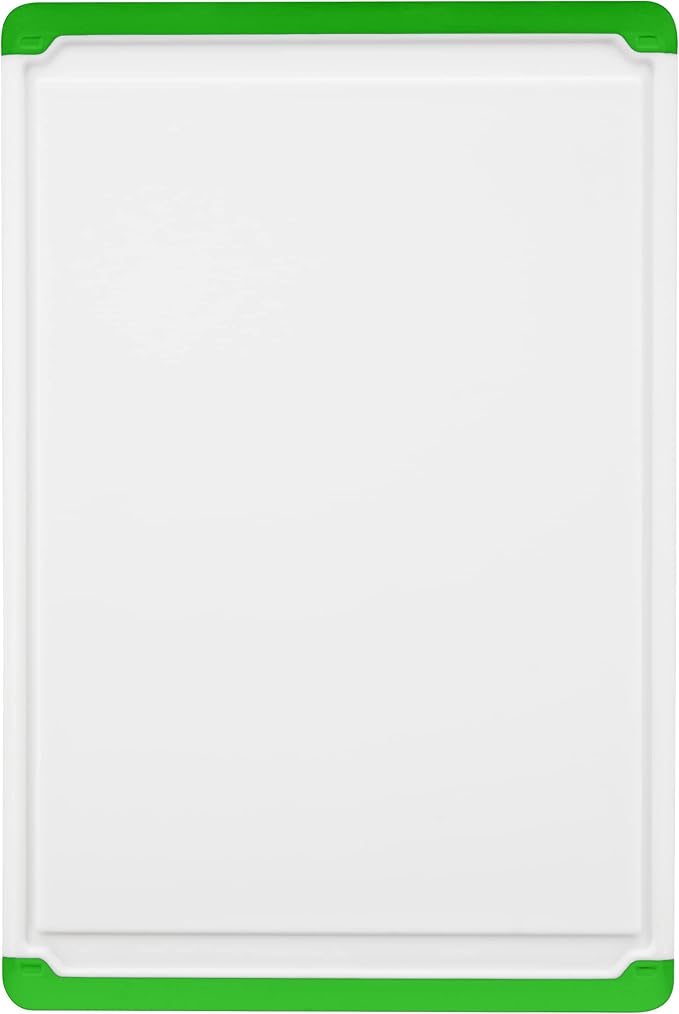 Large Cutting Board for Kitchen - Dishwasher Safe Plastic Chopping Board with Non-Slip Grip, Deep Juice Groove & Easy-Grip Handles - Thick Durable Cutting Board for Meat, Vegetables & Meal Prep - Image 8