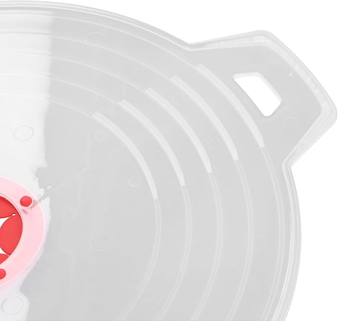 Tissting Splatter Guard for Mixing Bowls, Universal Fit Splash Cover for Cooking Baking - PP Silicone Mixer Screen Protector Prevents Mess While Whipping Cream Beating Eggs Kitchen Accessory