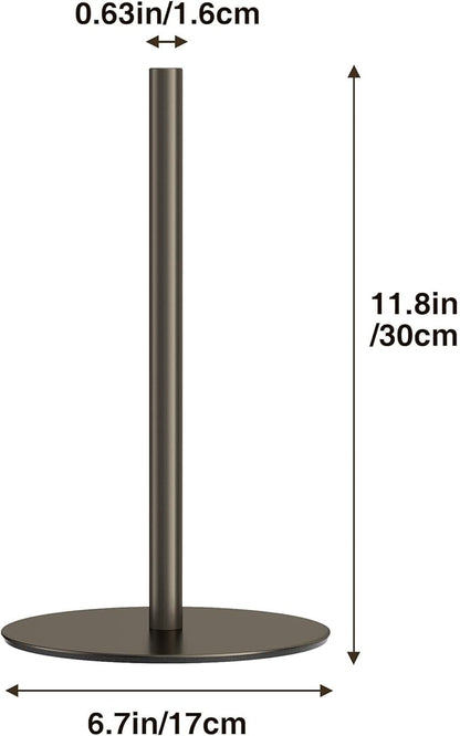 Oil-Rubbed Bronze Paper Towel Holder - Free-Standing Kitchen Roll Holder, Classic Fashion Roll Dispenser for Any Kitchen - Image 6