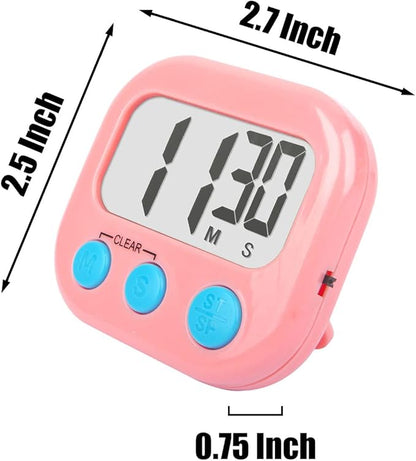 Classroom Timers for Teachers Kids Large Magnetic Digital Timer Teacher Supplies 24 Pack-Blue Pink - Image 6