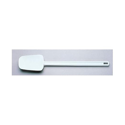 Rubbermaid Commercial Products Scraper Spatula, 9.5-Inch, White, Spoon Shaped Food Scraper for Baking/Mixing/Cooking in Kitchens - Image 2