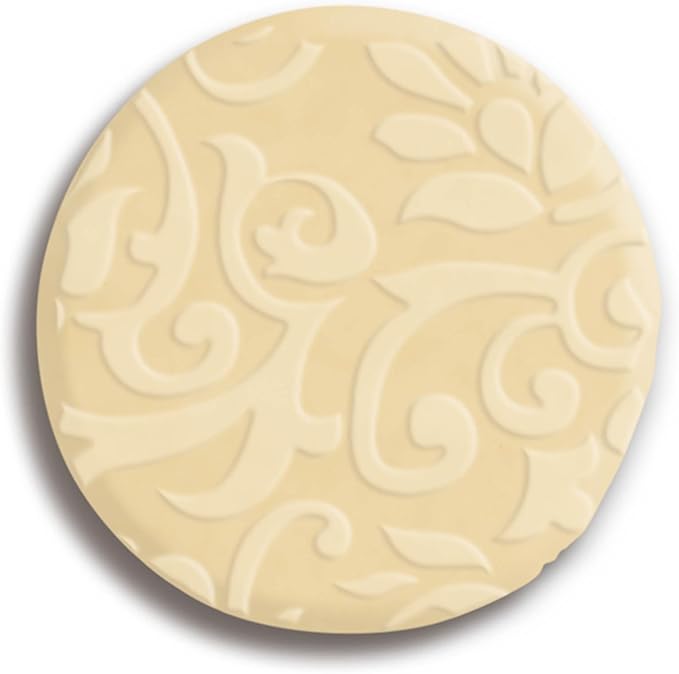 Mrs. Anderson’s Baking Mini Embossing Rolling Pin, Floral Scroll Design, Poplar Wood and Chrome-Plated Iron - Image 3