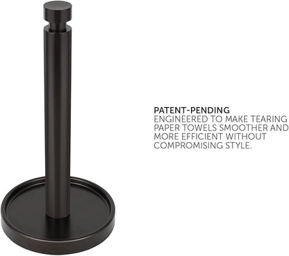 Ivilon Paper Towel Roll Stand - Steady and Easy Tear - Fits All Paper Towel Rolls - Oil Rubbed Bronze - Image 2