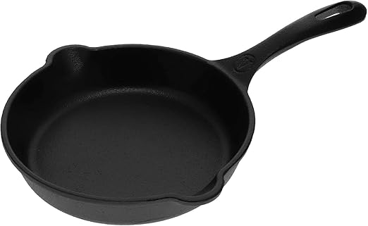 Victoria 6.5-Inch Cast Iron Skillet, Pre-Seasoned Cast-Iron Frying Pan with Long Handle, Made in Colombia by VictoriaCastIron