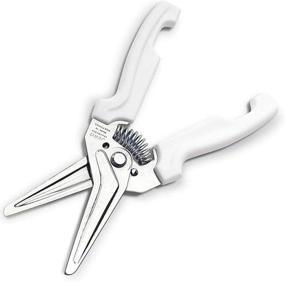 JERO Spring Assisted Kitchen Shears with Holder — Durable Stainless Steel Scissors for Herbs, Kitchen Tasks, Floral Trimming, Crafting — Made in Portugal by Jero Knife Company by JERO