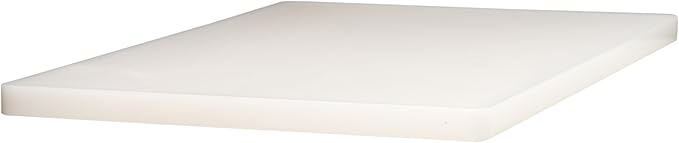 Winco Heavy-Duty Plastic Cutting Board, 12" x 18" x 3/4", White - Image 2