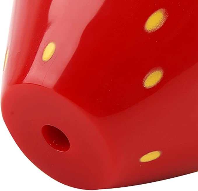 Joyzan Strawberry Shaped Timer, Cartoon Mechanical Time Reminder Cute Fruit Cooking Kitchen Baking Household Manual Precise Countdown 60 Minutes Meal Prep Wake Up Home Study Desktop Classroom